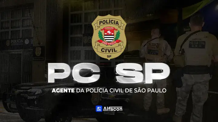 Capa do curso PC SP - Agente da Polícia Civil de São Paulo