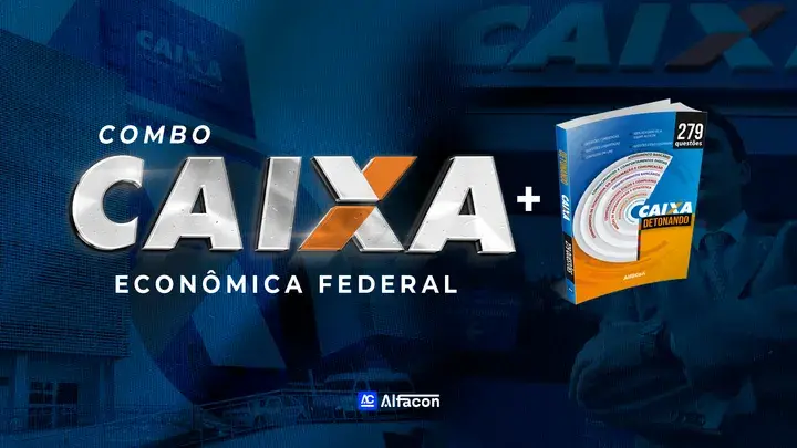 Capa do curso COMBO - CAIXA ECONÔMICA FEDERAL Conhecimentos Básicos para todos os Cargos + Apostila Completa + questões Comentadas