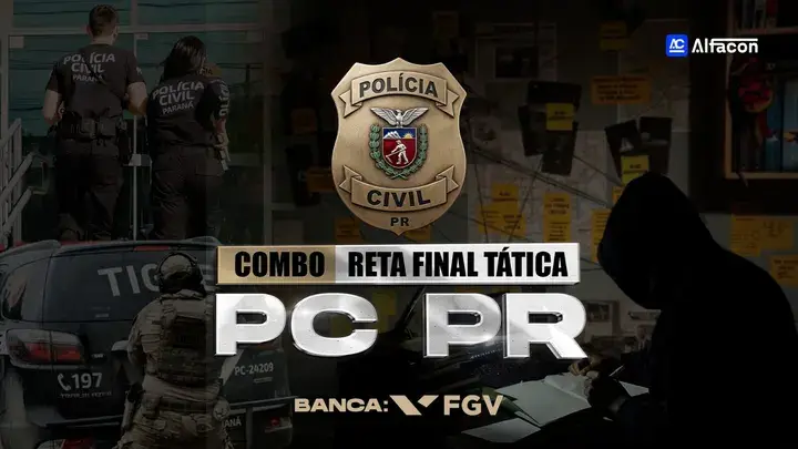 Capa do curso COMBO GUIA TÁTICO PCPR 2026