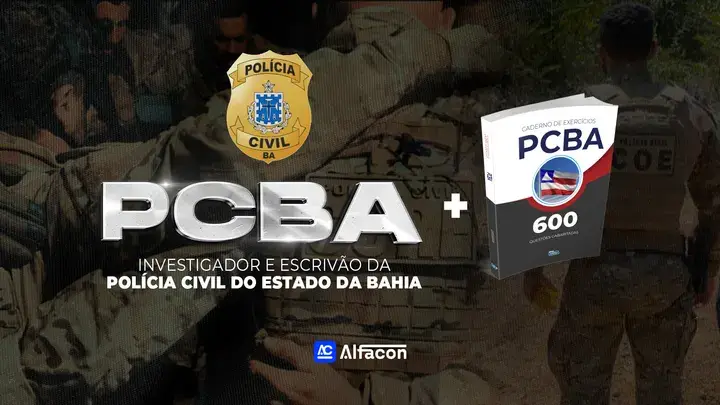Capa do curso COMBO - PC BA Investigador e Escrivão da Polícia Civil do Estado da Bahia + Apostila