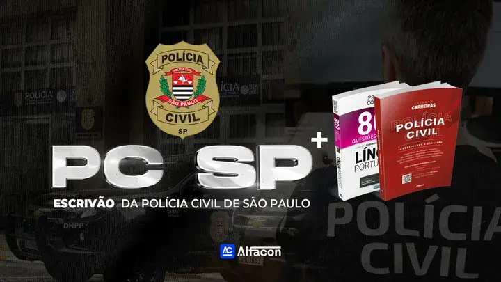 Capa do curso COMBO + PC SP - Escrivão da Polícia Civil de São Paulo