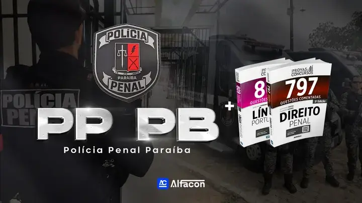 Capa do curso COMBO PP PB - Polícia Penal Paraíba + Apostilas
