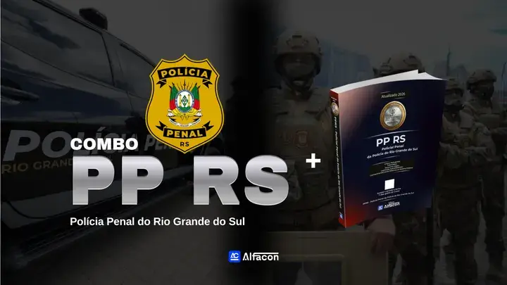 Capa do curso COMBO - PP RS - Polícia Penal do Rio Grande do Sul + Apostilas