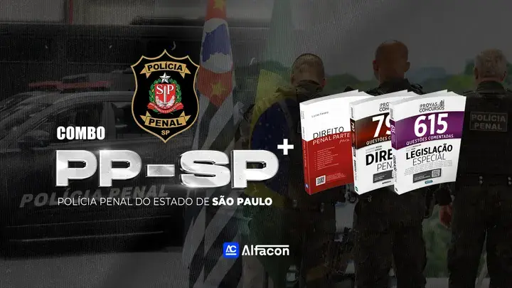 Capa do curso COMBO - PP SP - Polícia Penal do Estado de São Paulo + Apostilas