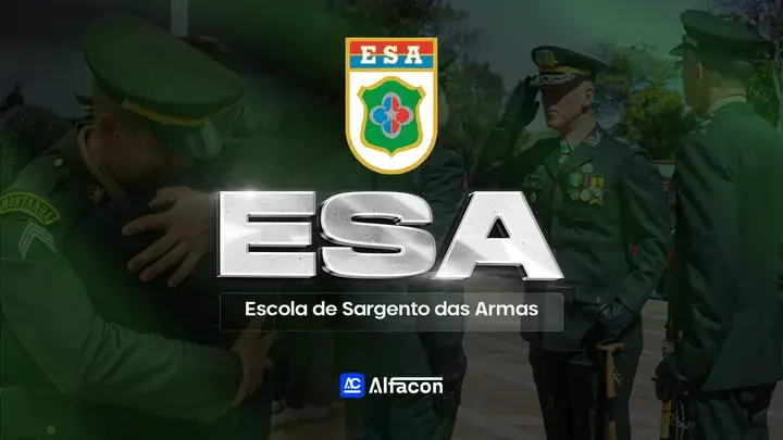 Capa do curso ESA - Escola de Sargento das Armas