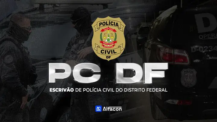 Capa do curso PC DF - Escrivão de Polícia Civil do Distrito Federal