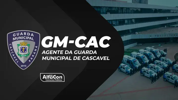 Capa do curso GM PR - Guarda Municipal de Cascavel