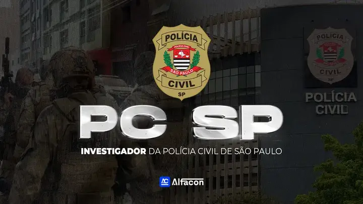 Capa do curso PC SP - Investigador da Polícia Civil de São Paulo