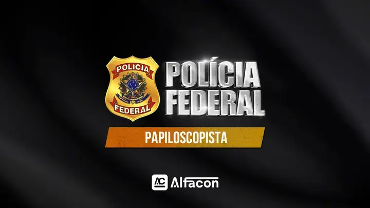 Capa do curso PF - Papiloscopista da Polícia Federal