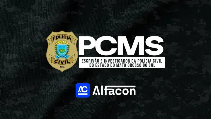 Capa do curso PC MS - Escrivão e Investigador da Polícia Civil do Estado do Mato Grosso do Sul