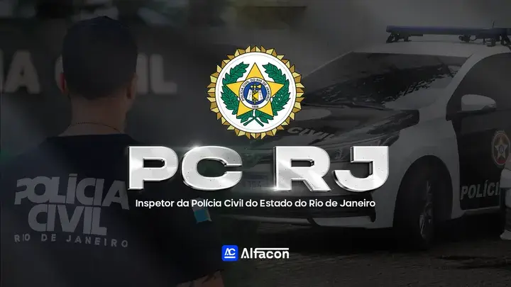 Capa do curso PC RJ - Inspetor da Polícia Civil do Estado do Rio de Janeiro