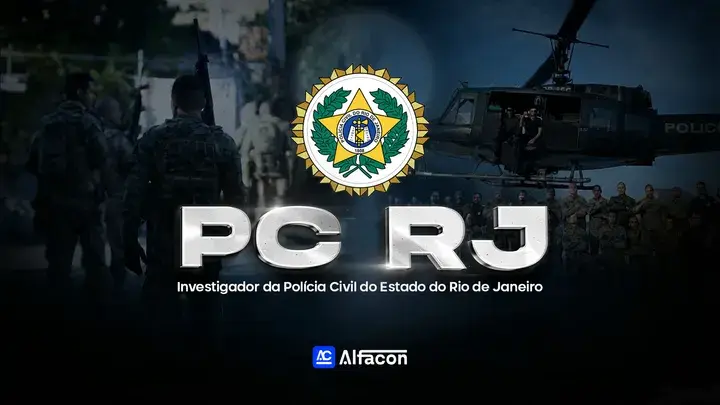 Capa do curso PC RJ - Investigador da Polícia Civil do Estado do Rio de Janeiro