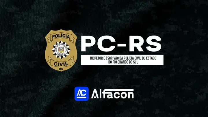 Capa do curso PC RS - Inspetor e Escrivão da Polícia Civil do Estado do Rio Grande do Sul