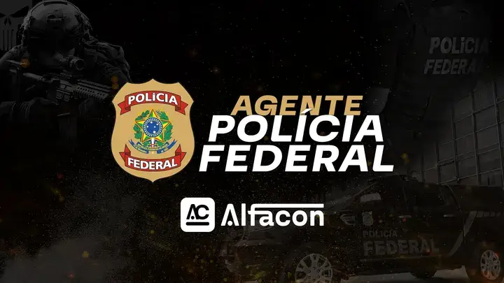 Capa do curso PF - Agente da Polícia Federal