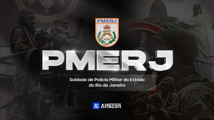 Capa do curso PMERJ - Soldado de Polícia Militar do Estado do Rio de Janeiro
