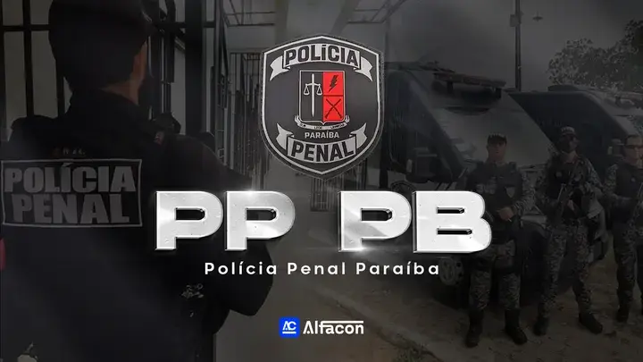 Capa do curso PP PB - Polícia Penal Paraíba - PB