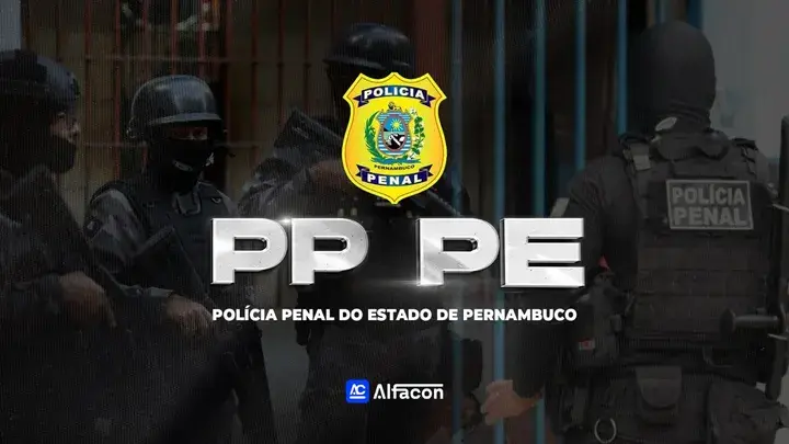 Capa do curso PP PE - Polícia Penal de Pernambuco