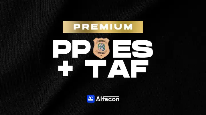 Capa do curso Premium - PP ES - Polícia Penal do Espírito Santo + TAF