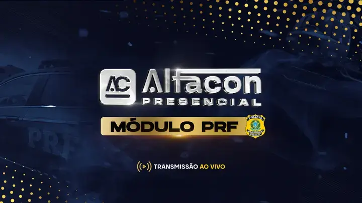 Capa do curso Presencial Em Casa - Módulo Polícia Rodoviária Federal