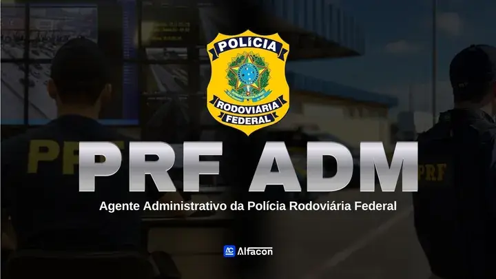Capa do curso PRF - Agente Administrativo da Polícia Rodoviária Federal