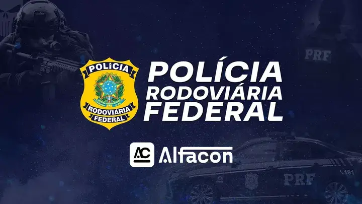Capa do curso PRF - Policial Rodoviário Federal