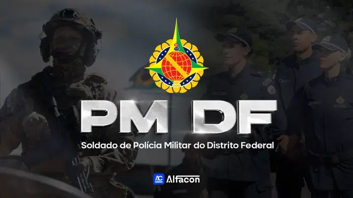 Capa do curso PM DF - Soldado de Polícia Militar do Distrito Federal