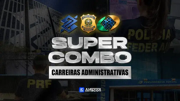 Capa do curso Supercombo | Carreiras Administrativas